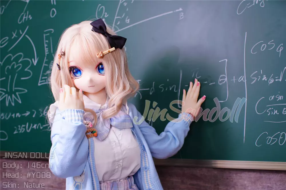 WM S-TPE 146cm Anime TPE Sex Doll with PVC Head #Y008